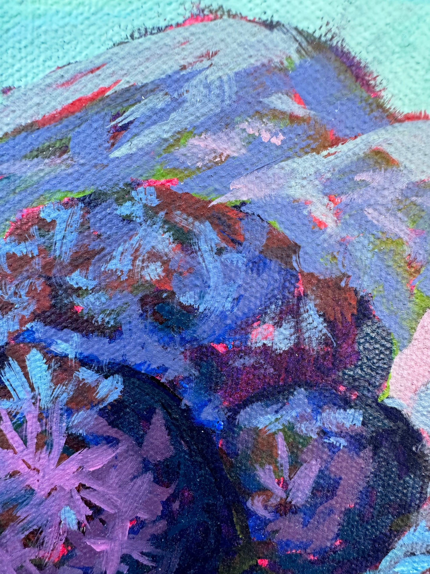 Mini Painting: Tiny Cactus 6x6 inches