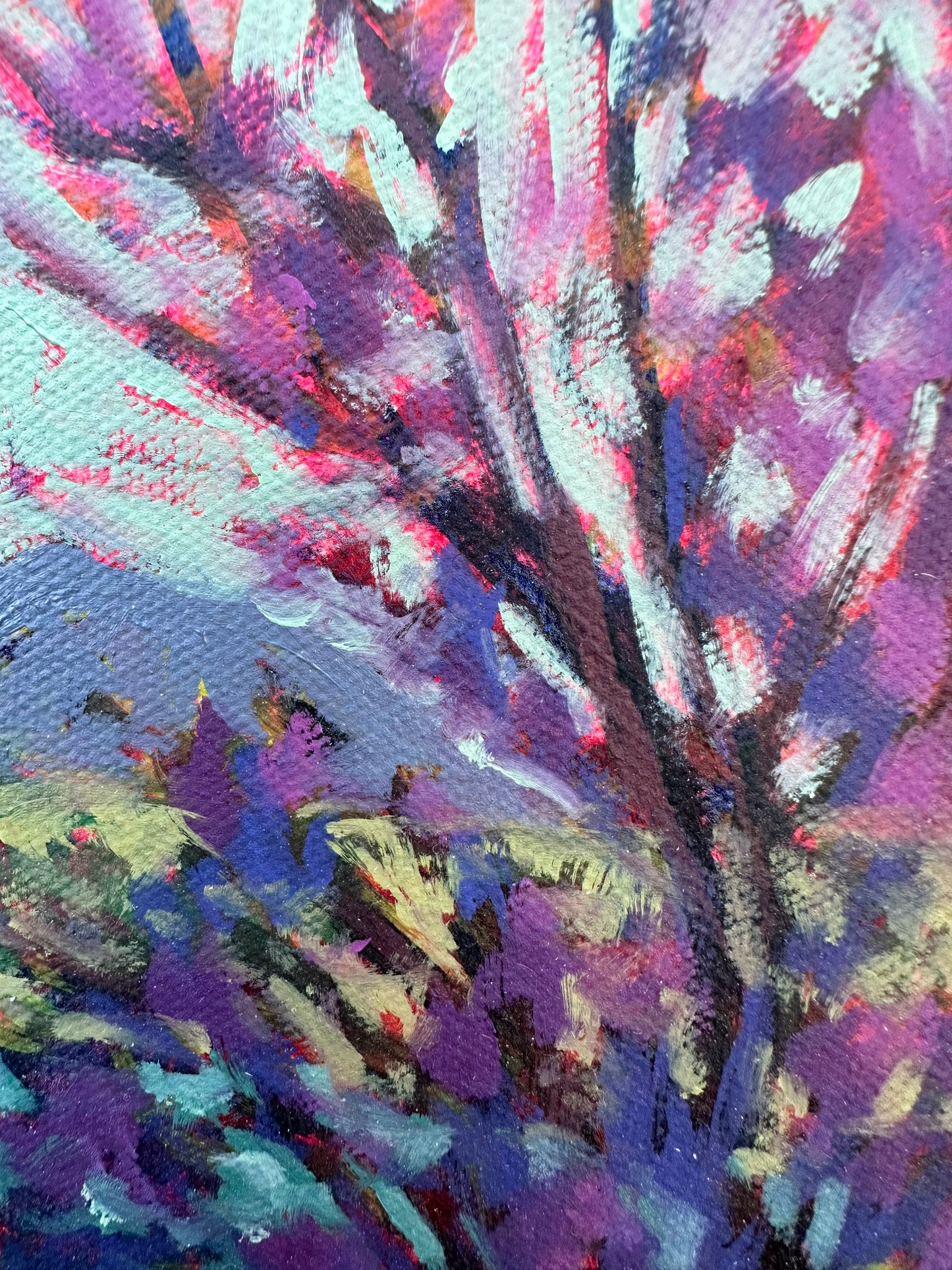 Mini Painting: Ironwood Tree 6x6 inches