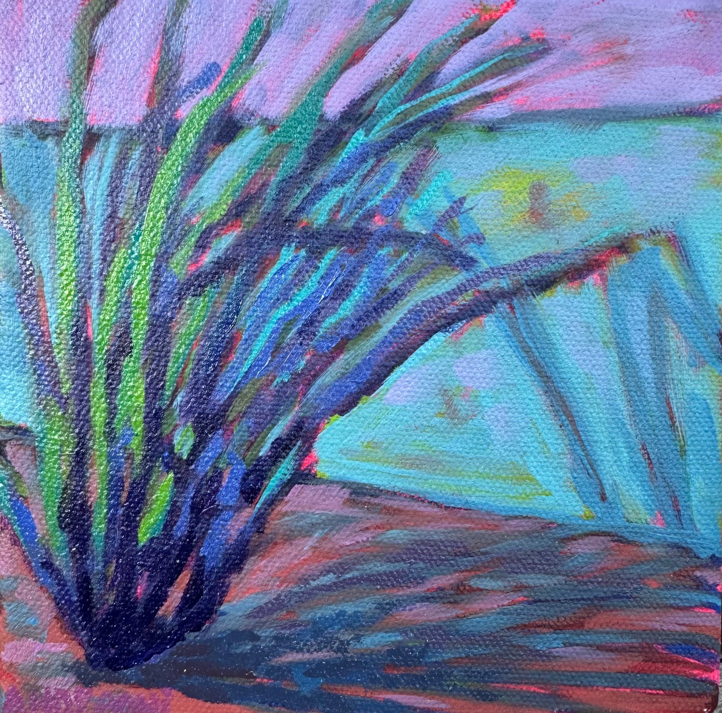 Mini Painting: Ocotillo 6x6 inches