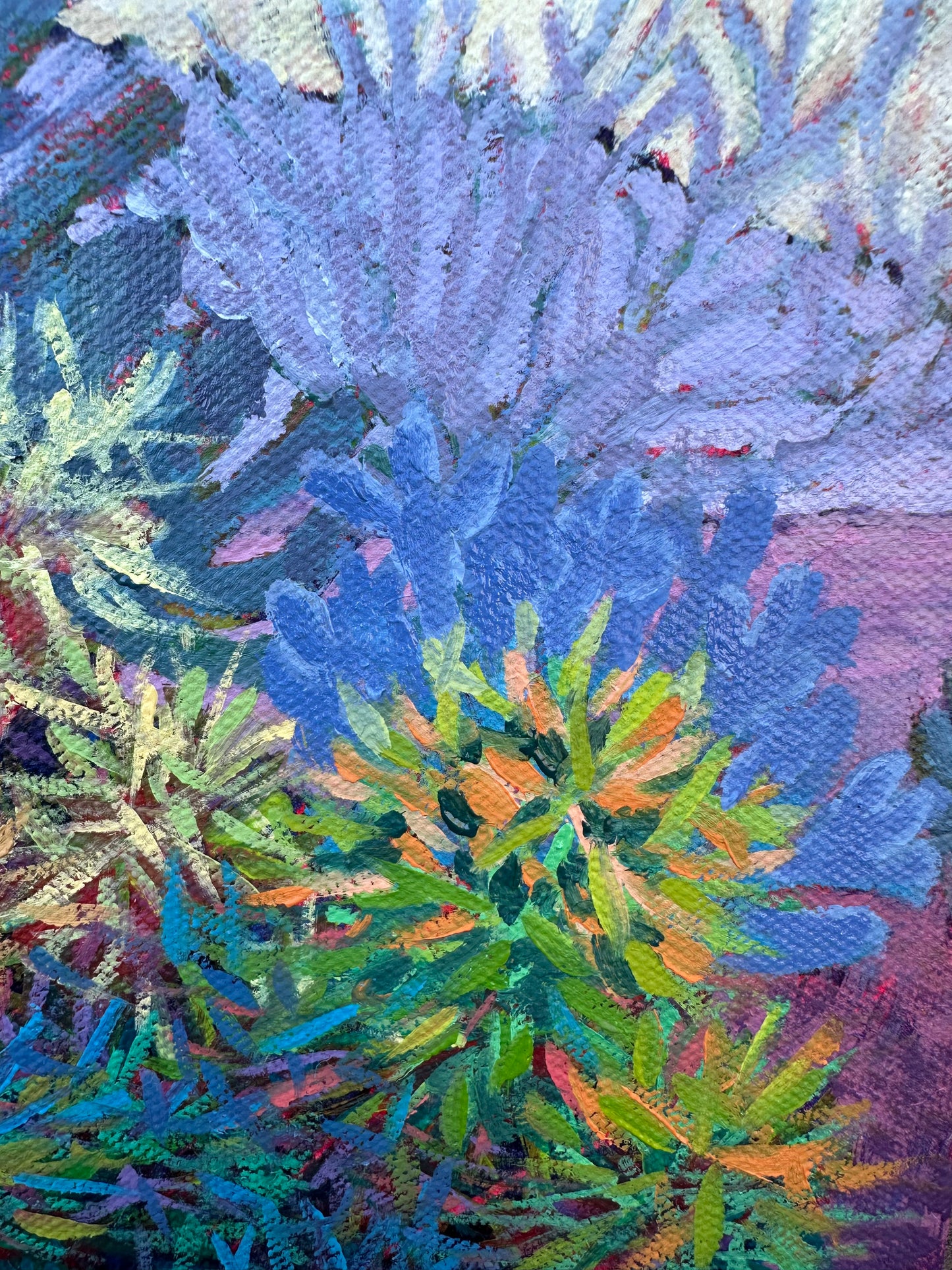 Mini Painting: Jumping Cholla 6x6 inches