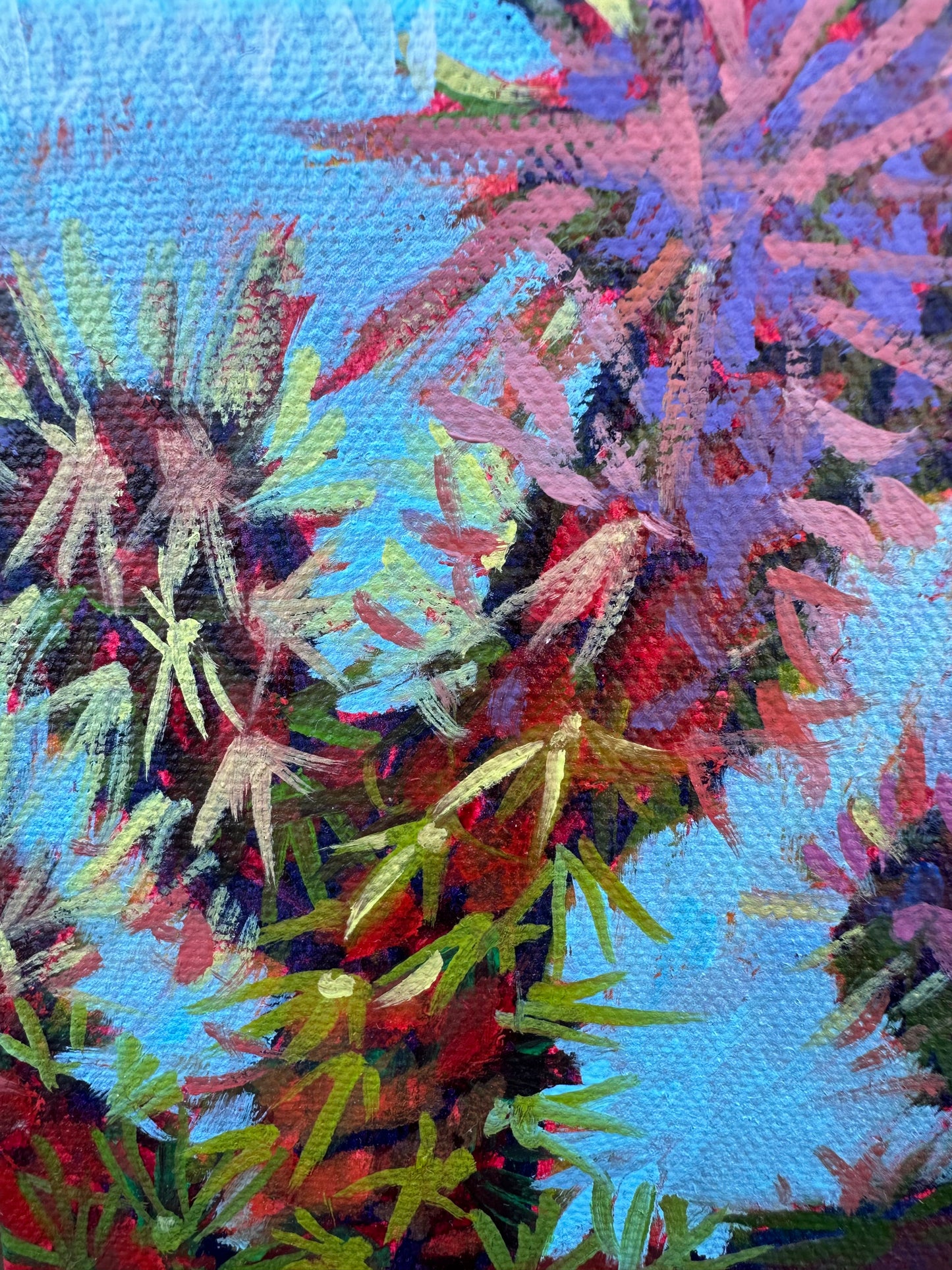 Mini Painting: Buckhorn Cholla 6x6 inches