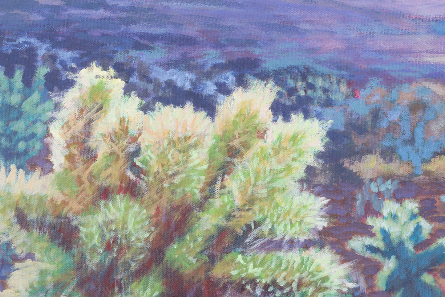 Jumpin’ Dusky Desert Chollas 30x40 inches