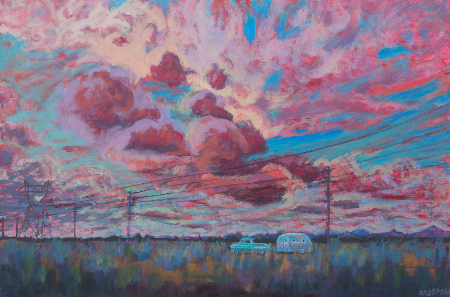 Wandering Clouds 24x36 inches