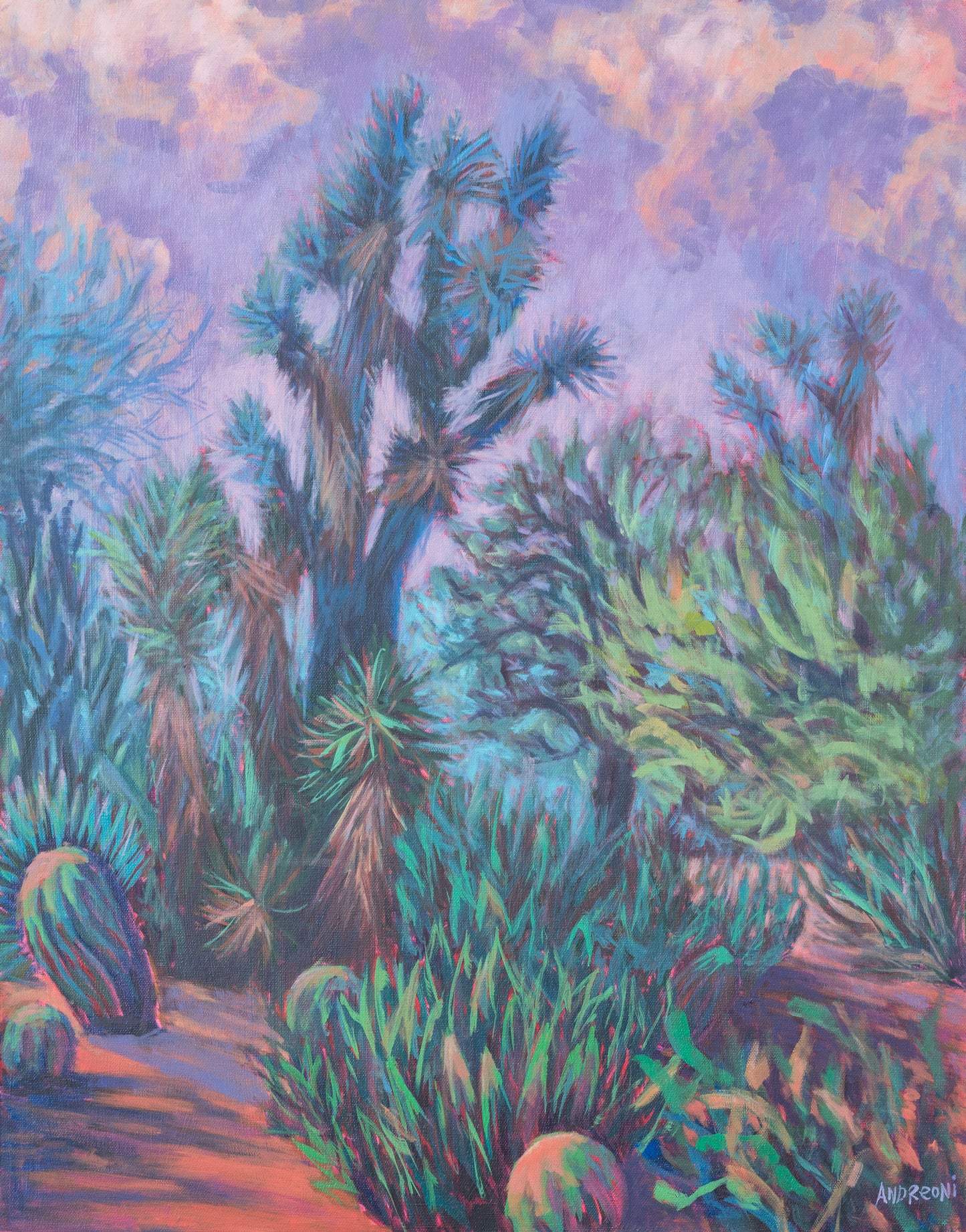 Joshua Trees 22x28 inches