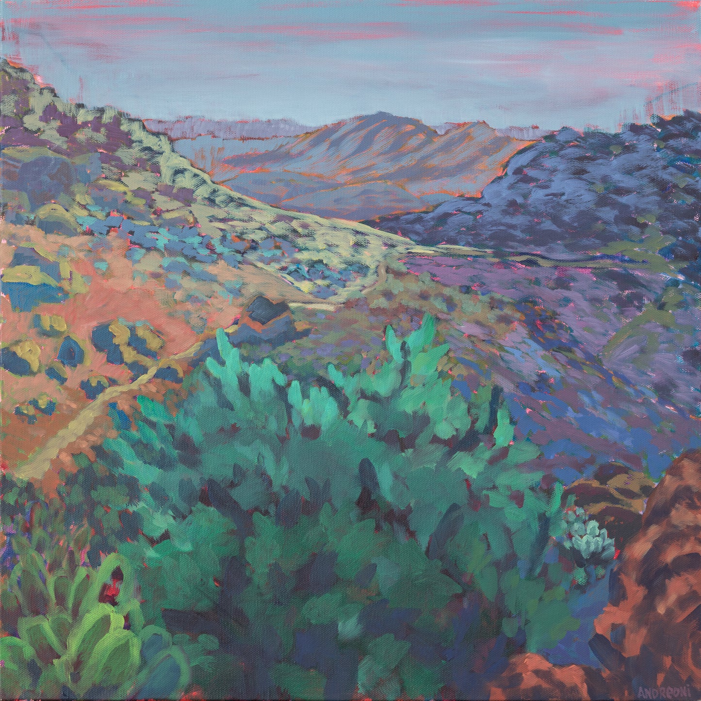 Tom's Thumb Trail 20x20 inches