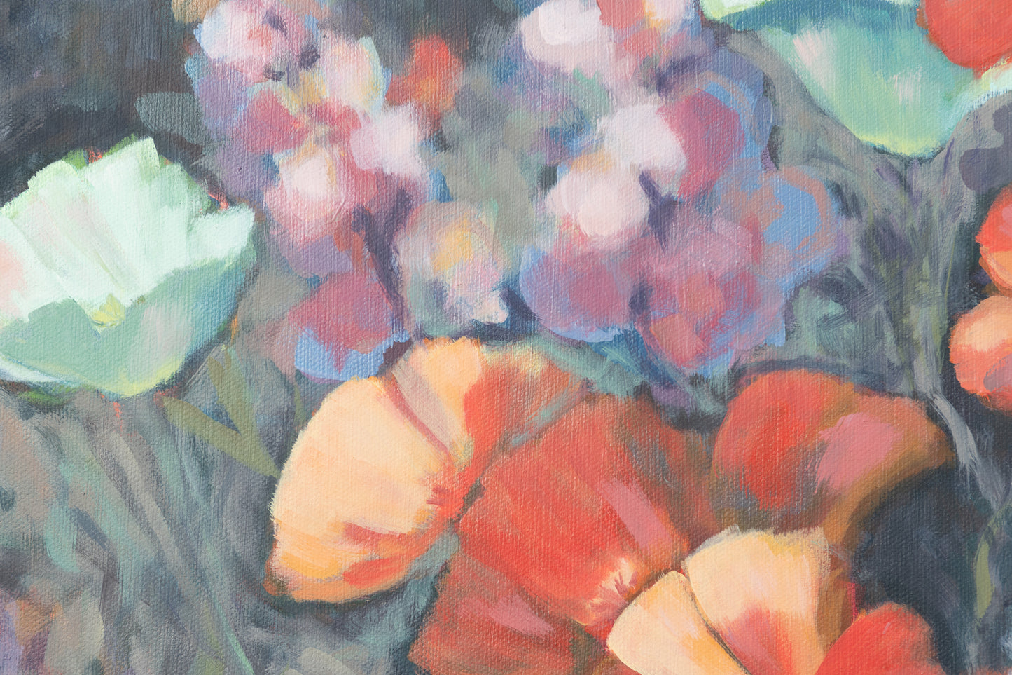 *Arizona Poppies 36x48 inches