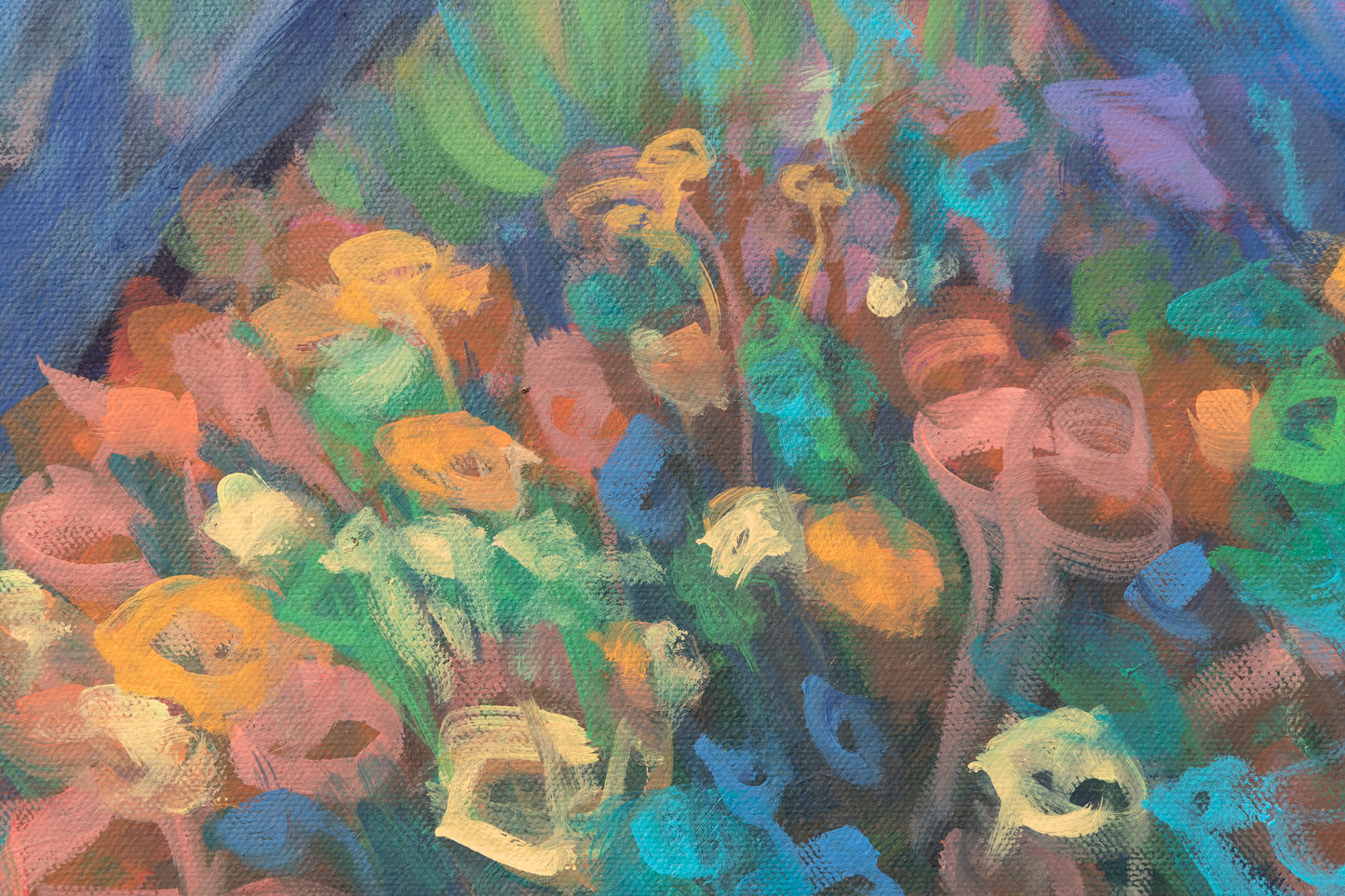 Cacti Community 30x60 inches diptyque