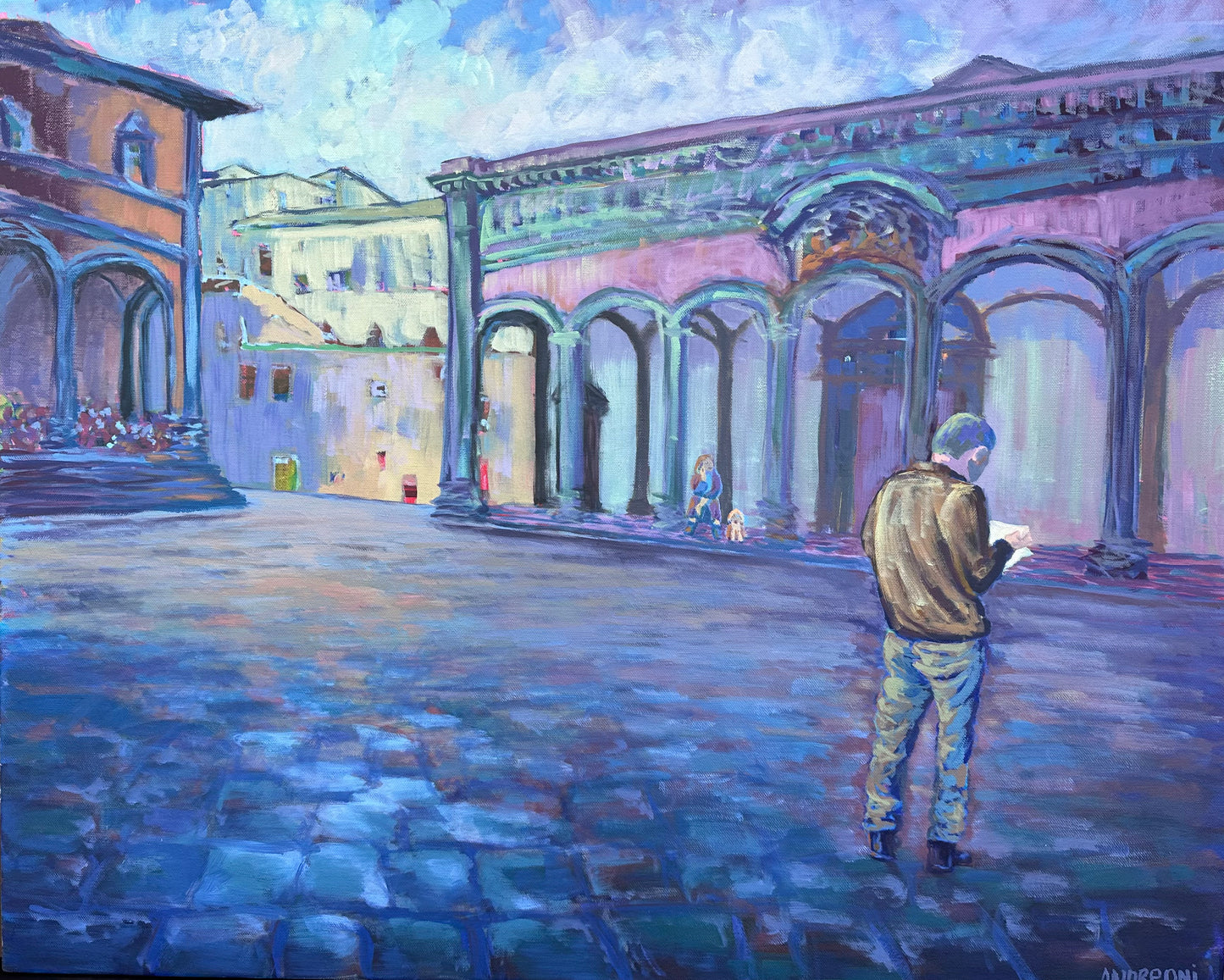 Lost in Florence 24x30 inches