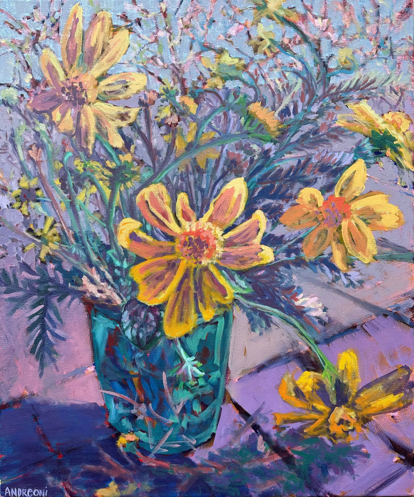 Desert Marigold 20x24 inches